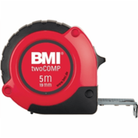 BMI Rolbandmaat 8mx25mm twoCOMP M stopper/riemclip/magnetische eindhaak