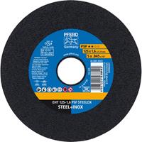 PFERD PSF STEELOX 61721121 Doorslijpschijf recht 125 mm 25 stuk(s) RVS, Staal