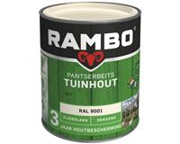 Rambo Pantserbeits Tuinhout zijdeglans ral 9001 dekkend 750 ml