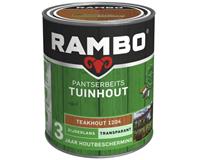 Rambo Pantserbeits Tuinhout zijdeglans teakhout transparant 750 ml