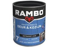Rambo Pantserbeits Deur & Kozijn zijdeglans antraciet dekkend 750 ml