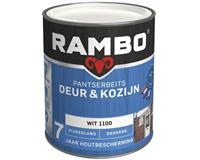 Rambo Pantserbeits Deur & Kozijn zijdeglans wit dekkend 750 ml