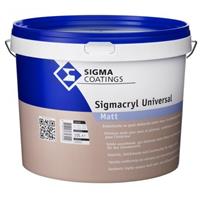 Sigma Coatings cryl universal matt wit 10 ltr