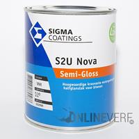 Sigma S2u Nova Semi-gloss 1 Liter 100% Wit