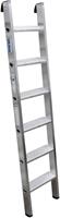 enkele ladder Krause, TRBS 2121-2, werkhoogte 2700 mm, 6 antisliptreden met T 80 mm, voetplug, aluminium