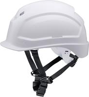 Uvex Schutzhelm pheos S-KR - Arbeitsschutz-Helm - EN 397 - Vormontierter 4-Punkt Kinnriemen und Vollsichtbrillenclip Farbe:weiß Uvex - 13298