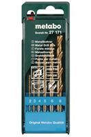metabo Metall-Spiralbohrer-Set 6teilig 1St.