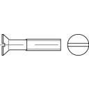 toolcraft Senkschrauben M12 20mm Schlitz DIN 963 Stahl 200St.