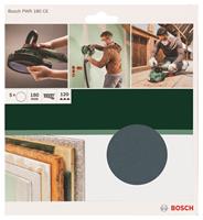Bosch 2609256D39 PWR180 slijpsteen 180 mm K120 5 stuks 1 stuk(s)