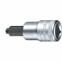 Stahlwille Dopsleutelbit | 1/2 inch binnen-6-kant, met nok | sleutelwijdte 12 mm | lengte 60 mm | 1 stuk - 03070012 03070012