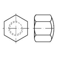 Sonstige Sechskant-Hutmuttern, niedrige Form, DIN 917 Stahl 6AU blank M30