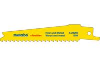 Metabo 628265000 Reciprozaagblad - 100 x 6TPI - Hout/Metaal (5st)