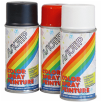 MOTIP colourspray hoogglans ral 9010 021600 150 ml
