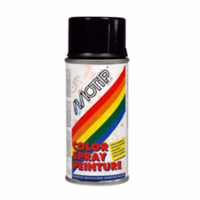 MOTIP colourspray hoogglans ral 9005 021602 150 ml