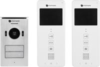 Smartwares DIC-22122 Complete set voor Video-deurintercom 2-draads Tweegezinswoning Wit