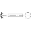 toolcraft Bolverzonken schroeven M3 10 mm Sleuf DIN 964 RVS A2 1000 stuks