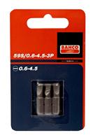 Bahco 59S/0.5-3.0-3P 1/4" Gleuf Bit 3mm - 25 mm (3st)
