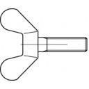 toolcraft Flügelschrauben M10 16mm DIN 316 Temperguß galvanisch verzinkt 50St.