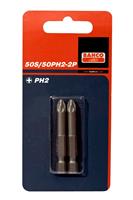 Bahco 59S/50PH1-2P 1/4" Philips Bit Lang PH1 - 50 mm (2st)