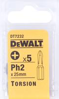 DeWalt DT7232 Ph2 Torsion schroefbits - 25mm (5st)