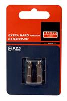 Bahco 61H/PZ1-2P 1/4" Pozidrive Bit Extra hard PZ1 - 50 mm (2st)