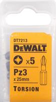 DeWalt DT7213 Pz3 Torsion schroefbits - 25mm (5st)