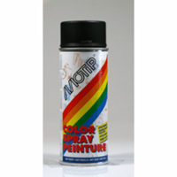 MOTIP colourspray mat ral 9005 diep zwart 01601 400 ml