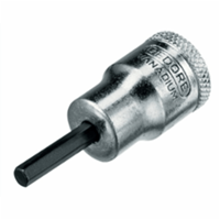 GEDORE Dopsleutel voor binnenzeskant CV-staal 3/8", 8x17mm