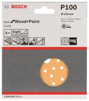 Bosch Exzenterschleifpapier Körnung 100 (Ø) 125mm 5St.