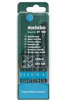 metabo HSS-R Borencassette 6-Delig
