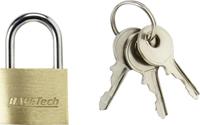 Basetech Met 3 sleutels 1362630 Goud-geel Sleutelslot