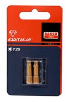 Bahco 63D/T40-2P 1/4" Bit Torx Diamant T40 - 25 mm (2st)