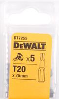 DeWalt DT7255 T20 Torsion schroefbits - 25mm (5st)