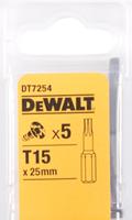 DeWalt DT7254 T15 Torsion schroefbits - 25mm (5st)