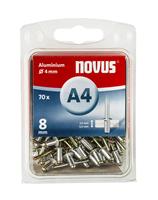 Novus Blindklinknagel A4 X 8mm | Alu SB | 70 stuks - 045-0032