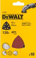 DeWalt DT3093-QZ deltaschuurpapier - K120 - 93mm (10st)