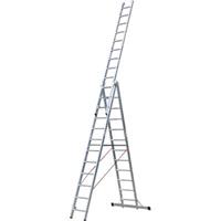 Multifunctionele ladder 3-delig, 3x6 sporten