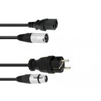 PSSO Combi Cable Safety Plug/XLR 5m