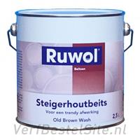 Ruwol Steigerhoutbeits Antraciet Wash 750 ml