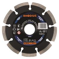 Rhodius - LD50 Diamanttrennscheibe 115 ø 115 mm, Bohrung 22 mm für Winkelschleifer