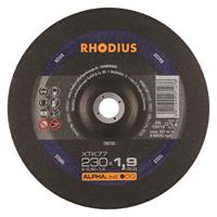 Rhodius Alphaline I XTK77 Doorslijpschijf - Extra dun - 230 x 22,23 x 1,9mm - Staal (25st)
