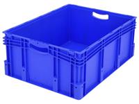 noname 1658123 Stapelbehälter lebensmittelgeeignet (L x B x H) 800 x 600 x 320mm Blau 1St.