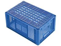 noname 1657983 Stapelbehälter Ergonomic lebensmittelgeeignet (L x B x H) 600 x 400 x 420mm Blau 1St.