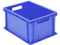 noname 1658345 Stapelbehälter Classic lebensmittelgeeignet (L x B x H) 400 x 300 x 215mm Blau 1St.