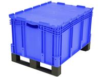 noname 1658126 Stapelbehälter lebensmittelgeeignet (L x B x H) 800 x 600 x 538mm Blau 1St.