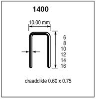 Dutack 5042009 Nieten - Serie 1400 - 10mm (10000st)
