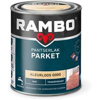 Rambo pantserlak parket transparant mat kleurloos 750 ml