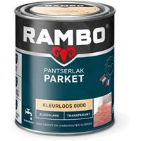 Rambo pantserlak parket transparant zijdeglans kleurloos 750 ml