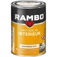 Rambo pantserlak interieur transparant zijdeglans whitewash 1,25 l