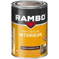 Rambo pantserlak interieur transparant zijdeglans warm wengé 1,25 l